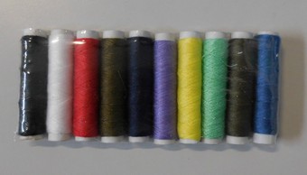 Sewing thread polyester 50m (10 pcs)